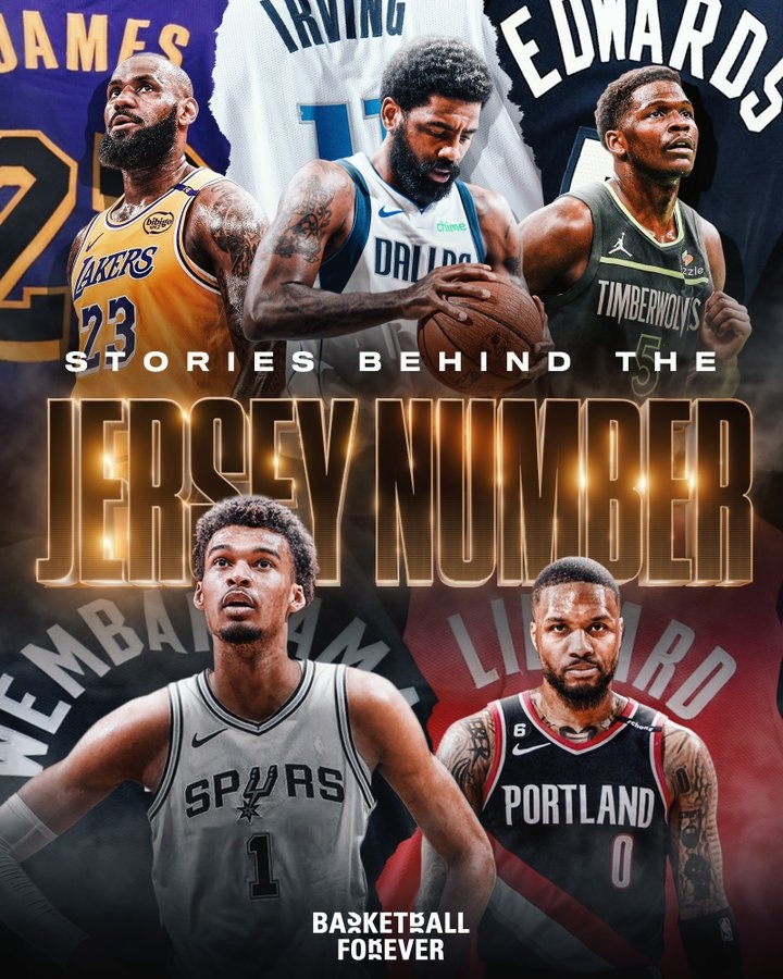 亚博体育平台-美媒揭秘球星球衣号码渊源：詹姆斯致敬乔丹 文班亚马立志称王